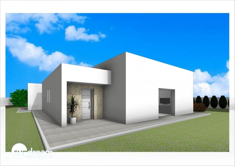 Villa en venta una planta con piscina en Aspe
