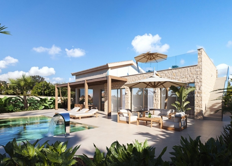 Villa en venta con piscina zona playa Cabo de Palos