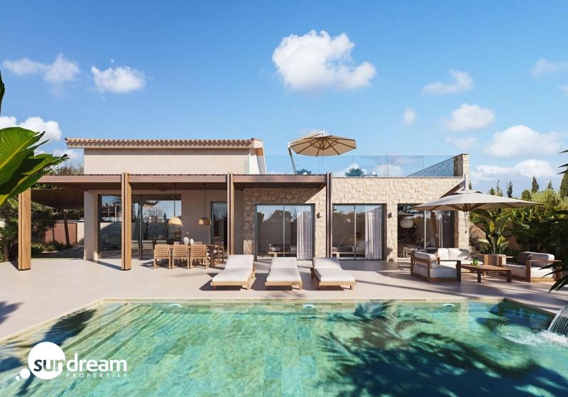 Villa en venta con piscina zona playa Cabo de Palos