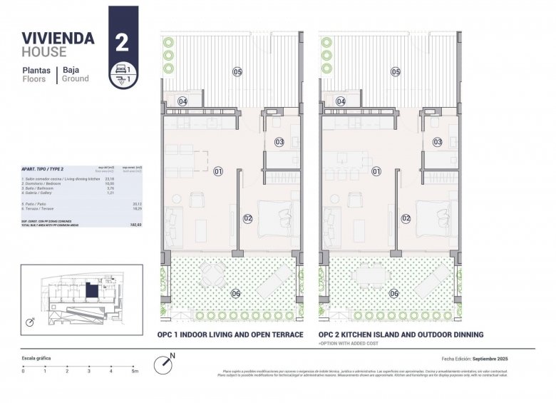 Apartamento de planta baja de 1 dormitorio frente al mar a la venta en Villajoyosa