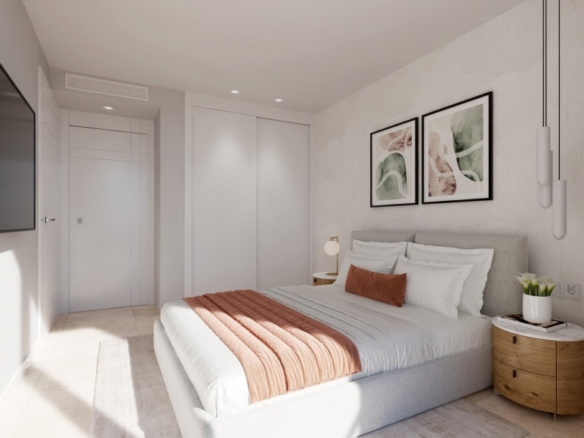 Apartamento de planta baja de 1 dormitorio frente al mar a la venta en Villajoyosa