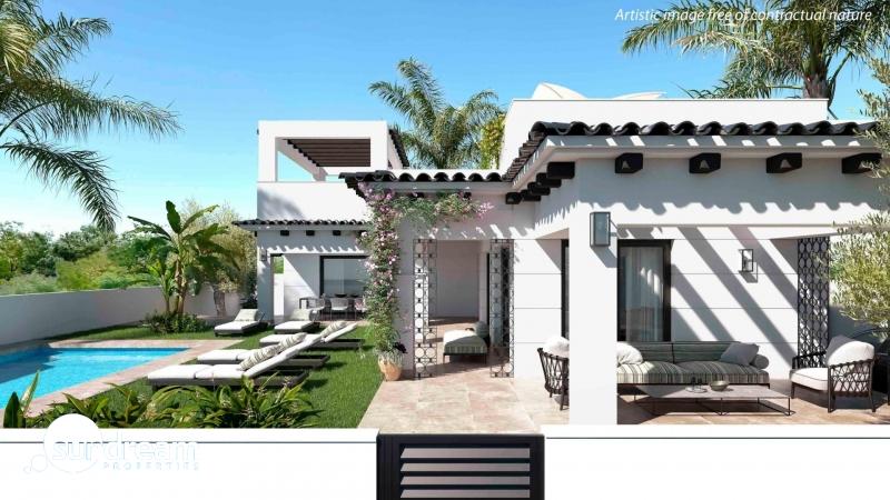 Villa en venta con piscina en Ciudad Quesada Rojales