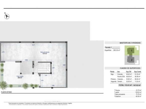 Villa en venta obra nueva en Santa Rosalía Lake