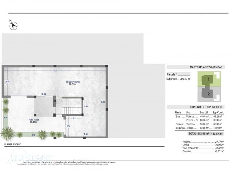 Villa en venta obra nueva en Santa Rosalía Lake