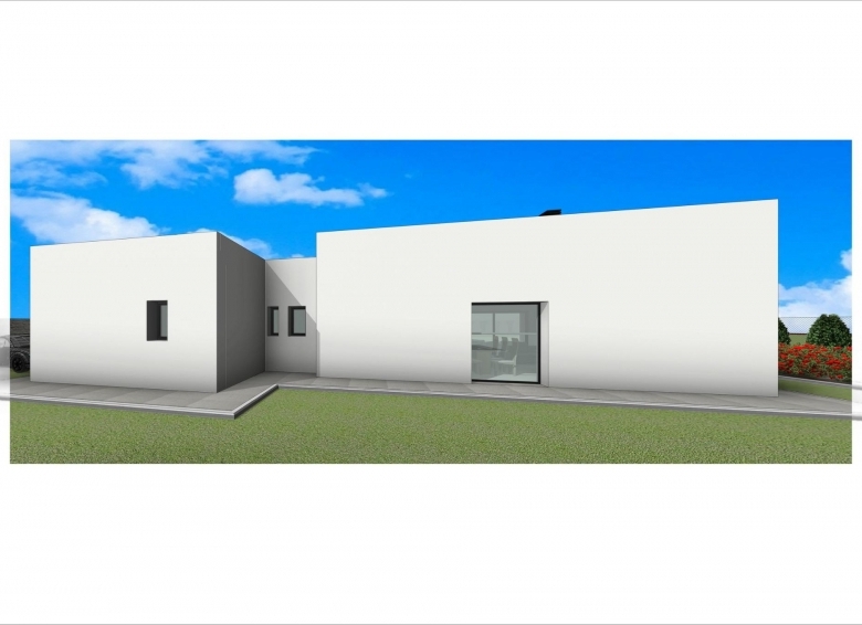 Villa en venta obra nueva con piscina en Aspe