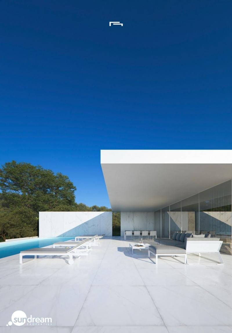 Villa de lujo obra nueva con piscina en Moraira