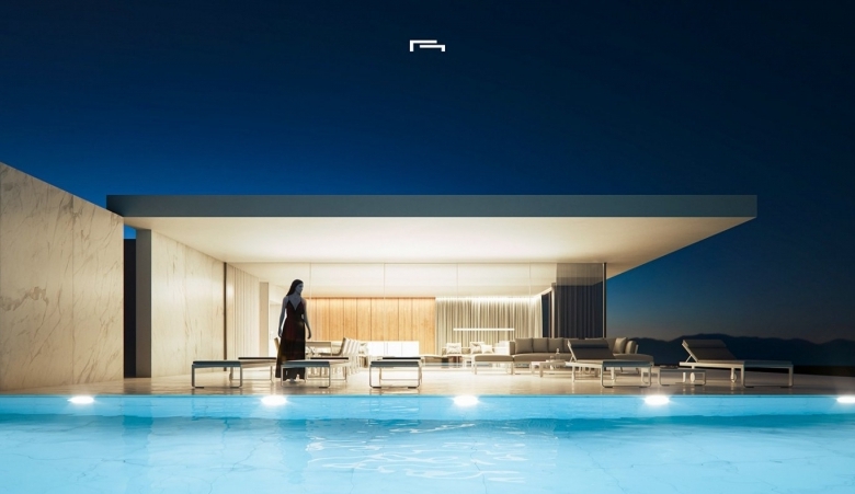 Villa de lujo obra nueva con piscina en Moraira