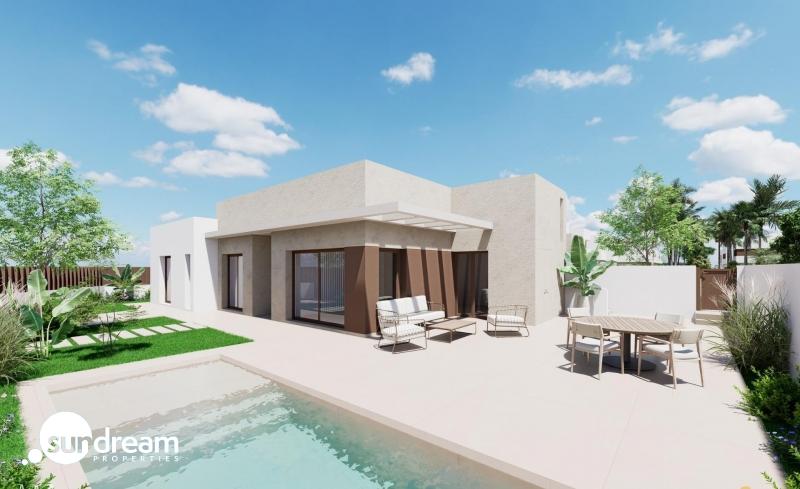 Bungalow de planta baja de 3 dormitorios a la venta en Los Alcazares.