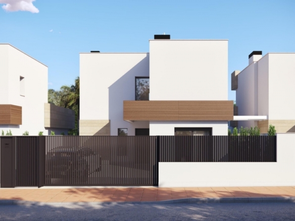 Villa de 3 dormitorios con piscina privada cerca de la playa en Santiago de la Ribera