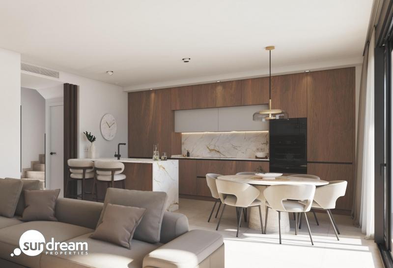 Villa de 3 dormitorios con piscina privada cerca de la playa en Santiago de la Ribera