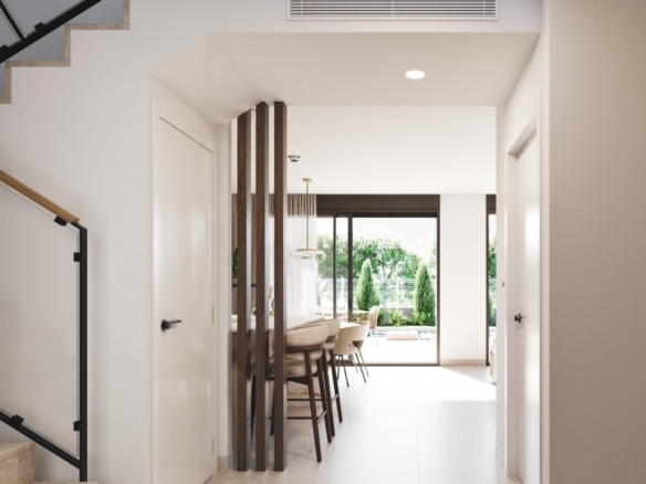Villa de 3 dormitorios con piscina privada cerca de la playa en Santiago de la Ribera