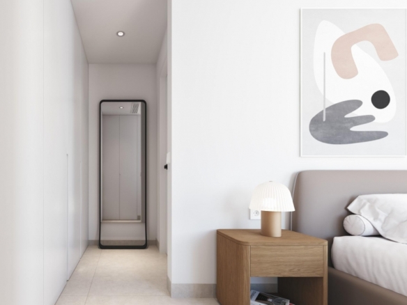 Villa de 3 dormitorios con piscina privada cerca de la playa en Santiago de la Ribera