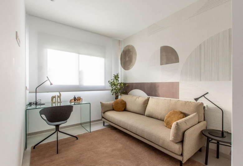 Ático de 2 dormitorios con solarium privado y fantásticas vistas al mar a a la venta en Finestrat