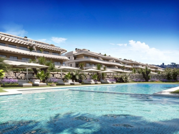 Ático de 2 dormitorios con solarium privado y fantásticas vistas al mar a a la venta en Finestrat
