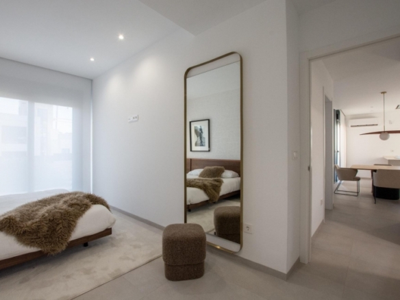 Ático de 2 dormitorios con solarium privado y fantásticas vistas al mar a a la venta en Finestrat