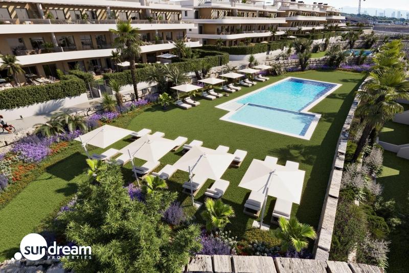g_41974-10-18 Apartamento de 3 dormitorios con vistas al mar a la venta en Finestrat.
