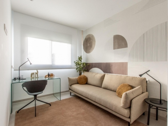 Ático de 3 dormitorios con solarium privado y vistas al mar a a la venta en Finestrat