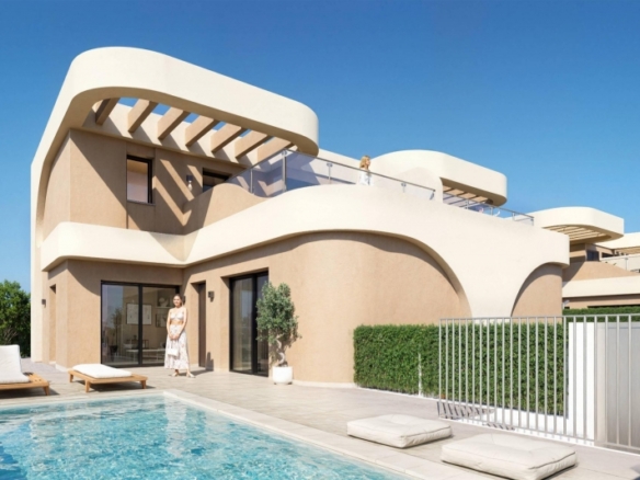 Villa adosada de nueva construcción con 3 dormitorios a la venta en Daya Nueva