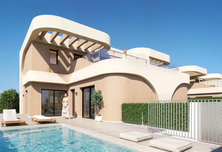 Villa adosada de nueva construcción con 3 dormitorios a la venta en Daya Nueva
