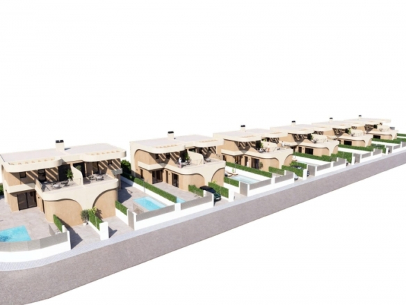 Villa adosada de nueva construcción con 3 dormitorios a la venta en Daya Nueva