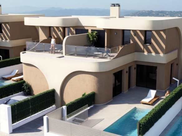 Villa adosada de nueva construcción con 3 dormitorios a la venta en Daya Nueva