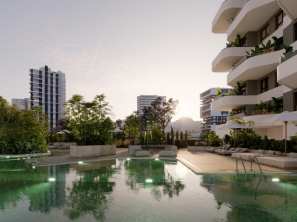 Piso en venta obra nueva Playa Cantal Roig Calpe