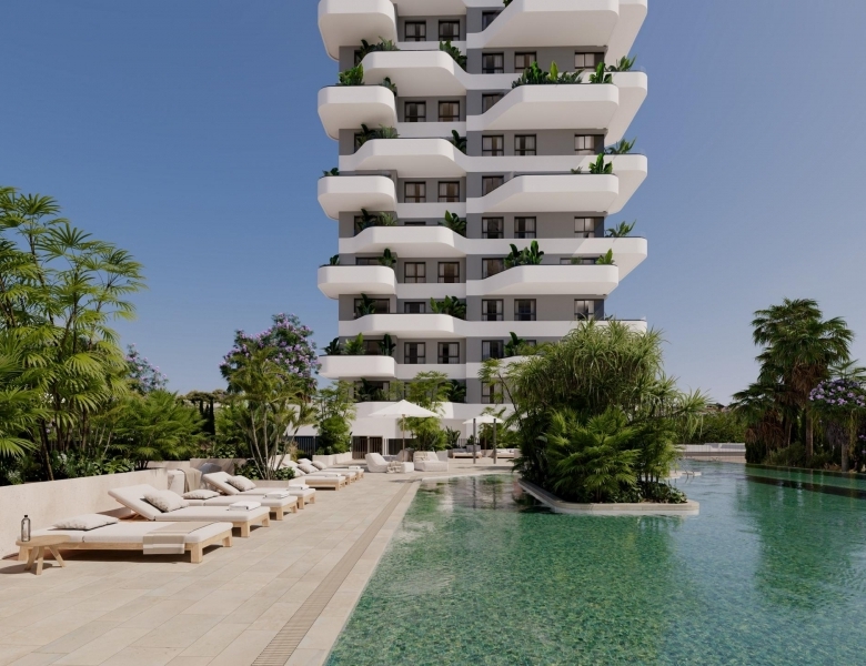 Piso en venta obra nueva Playa Cantal Roig Calpe