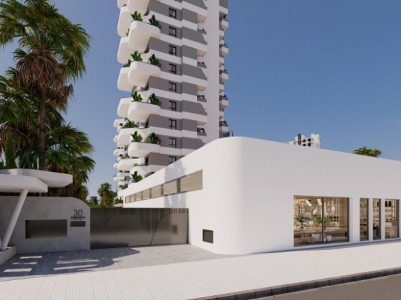 Piso en venta obra nueva Playa Cantal Roig Calpe