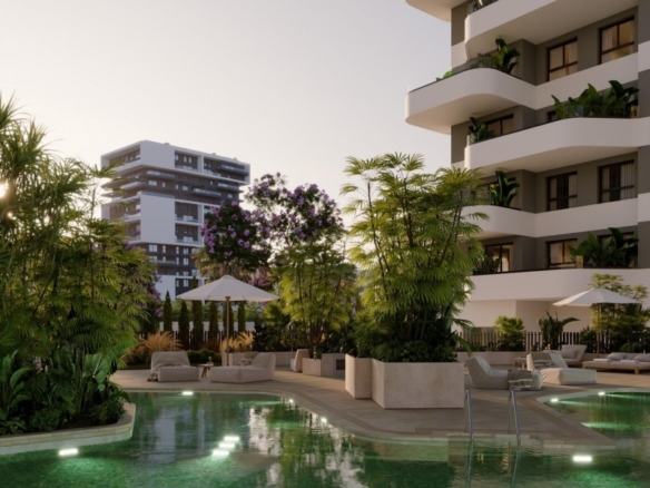Piso en venta obra nueva Playa Cantal Roig Calpe