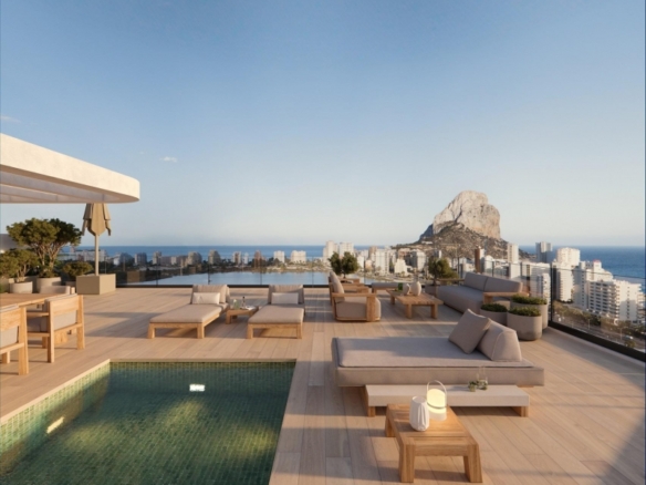 Piso en venta obra nueva Playa Cantal Roig Calpe