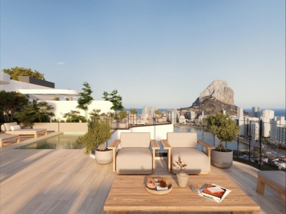 Piso en venta obra nueva Playa Cantal Roig Calpe