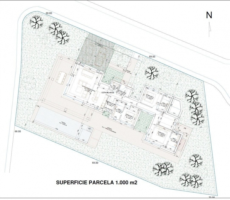 Villa en una sola planta con 4 dormitorios a la venta en Javea