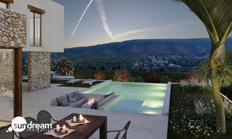 Villa de lujo con 4 dormitorios y vistas panorámicas a la venta en Las Laderas, Jávea