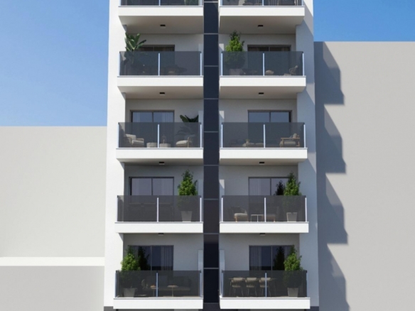 Apartamento de nueva construcción con 3 dormitorios a tan solo 150m de la playa a la venta en Torrevieja