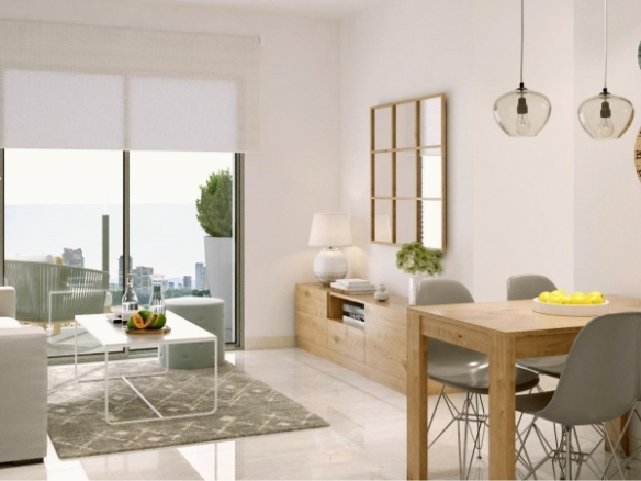 Apartamento de nueva construcción con 3 dormitorios a tan solo 150m de la playa a la venta en Torrevieja