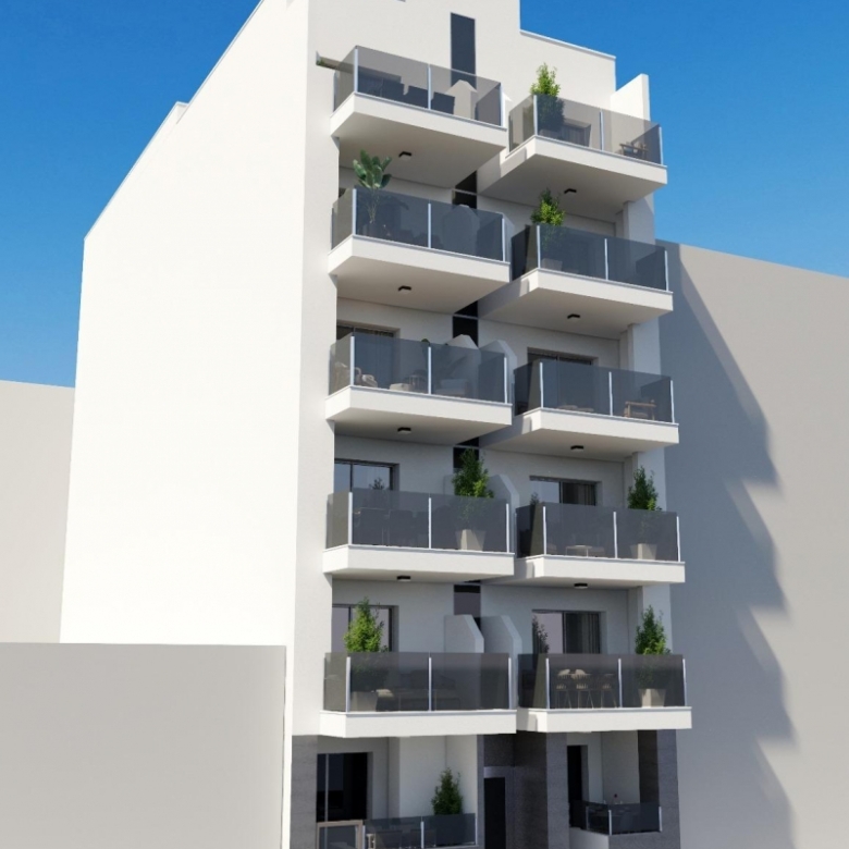 Apartamento de nueva construcción con 3 dormitorios a tan solo 150m de la playa a la venta en Torrevieja