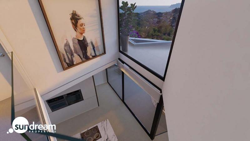 Villa en venta obra nueva vistas al mar en Benitachell
