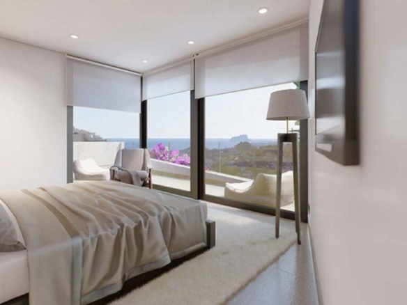 Villa en venta obra nueva vistas al mar en Benitachell