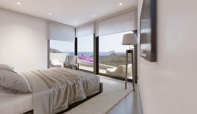 Villa en venta obra nueva vistas al mar en Benitachell