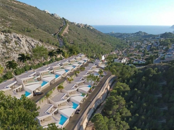 Villa en venta obra nueva vistas al mar en Benitachell
