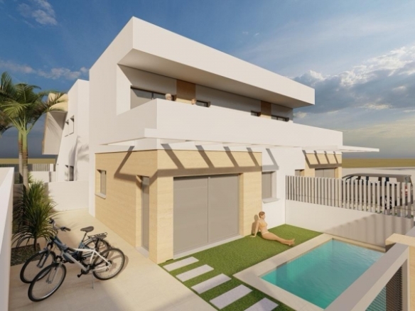 Villa de obra nueva en venta en Puerto de Mazarrón