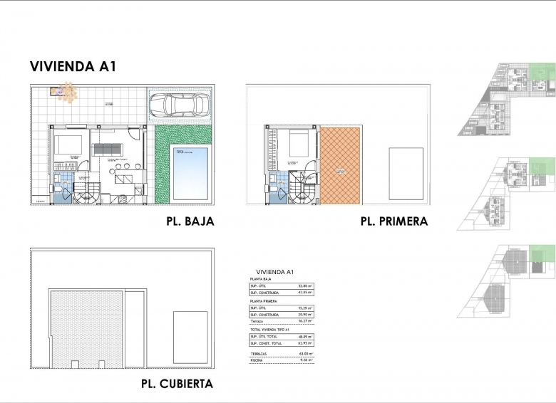 Villa de obra nueva en venta en Puerto de Mazarrón