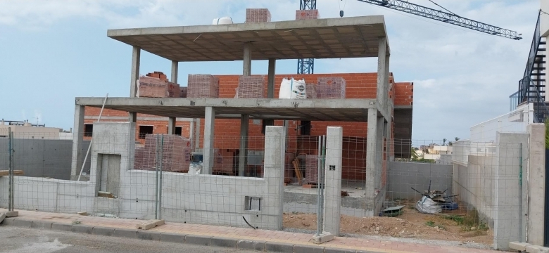 Villa de obra nueva en venta en Puerto de Mazarrón
