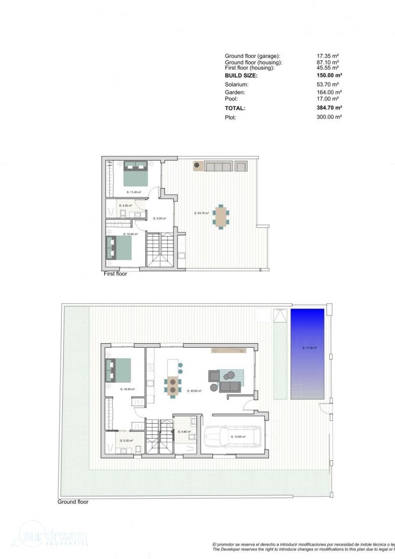 g_42288-29-7 Villa en venta obra nueva con solárium Los Alcázares