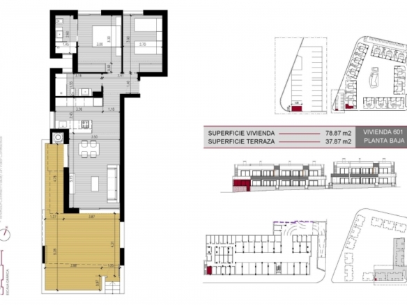 Bungalow de planta baja con 2 dormitorios a la venta en Lo Marabú, Ciudad Quesada
