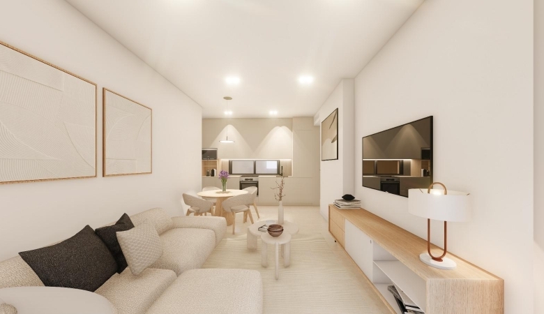 Ático de 1 dormitorio cerca de la playa en venta en Guardamar del Segura