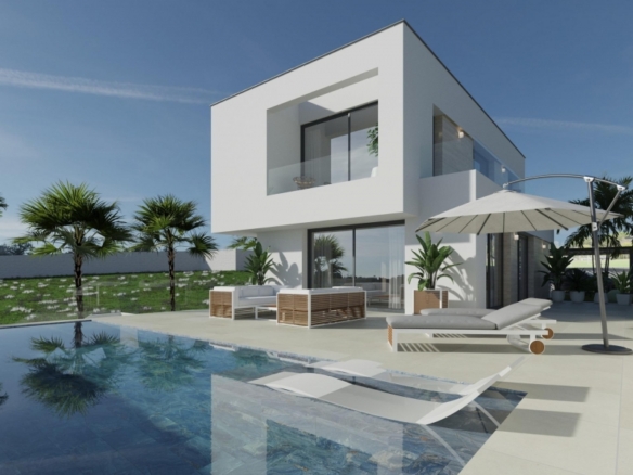 Villa de nueva construcción en Rojales: diseño moderno y ubicación privilegiada