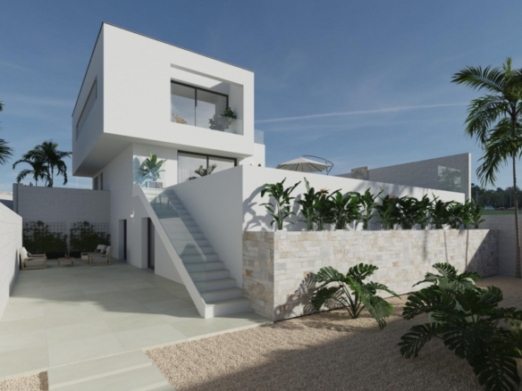 Villa de nueva construcción en Rojales: diseño moderno y ubicación privilegiada