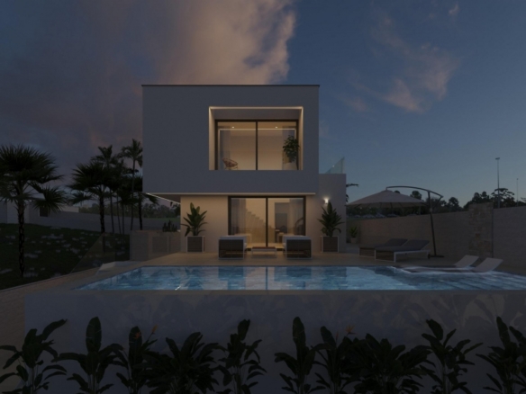 Villa de nueva construcción en Rojales: diseño moderno y ubicación privilegiada