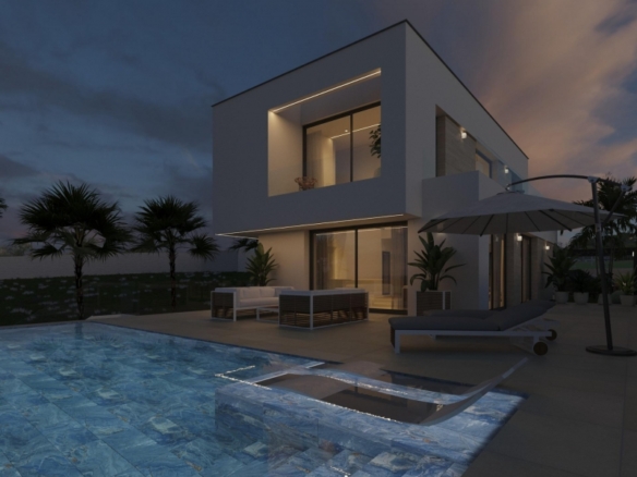 Villa de nueva construcción en Rojales: diseño moderno y ubicación privilegiada